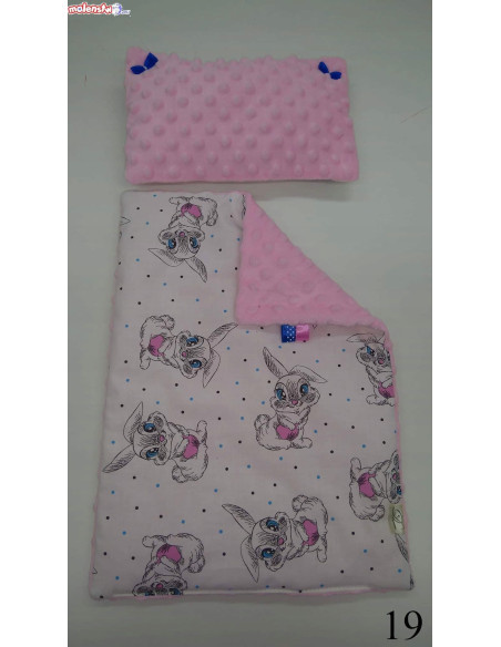 ŁÓŻECZKO DREWNIANE DUŻE dla lalek +POŚCIEL