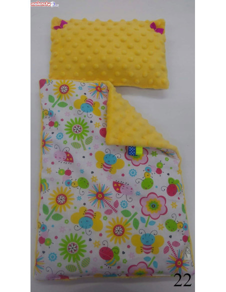 ŁÓŻECZKO DREWNIANE DUŻE dla lalek +POŚCIEL