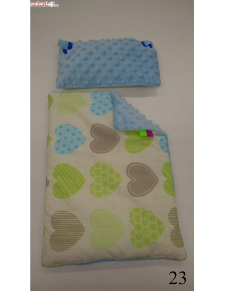 ŁÓŻECZKO DREWNIANE DUŻE dla lalek +POŚCIEL