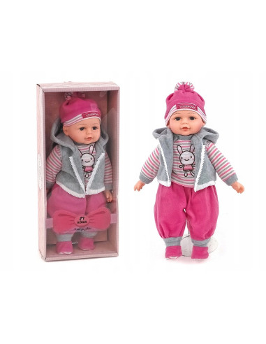 LALKA BOBAS 35cm MÓWI, ŚPIEWA + lux opakowanie