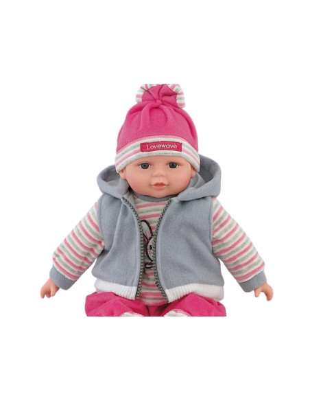 LALKA BOBAS 35cm MÓWI, ŚPIEWA + lux opakowanie