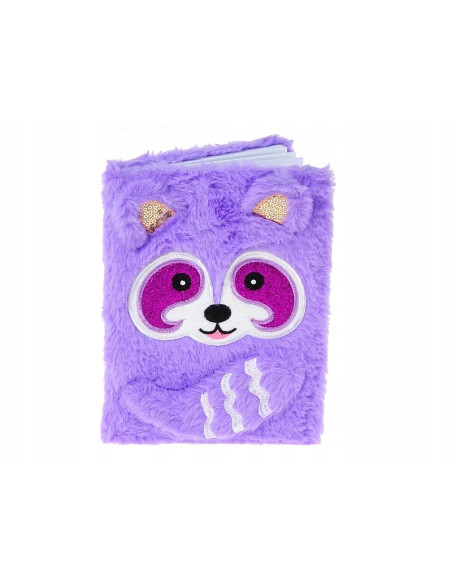 PAMIĘTNIK, NOTES. HAFT.Okładka z futerka. WŁOCHACZ