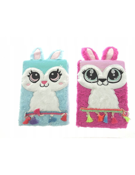 PAMIĘTNIK, NOTES. HAFT.Okładka z futerka. WŁOCHACZ