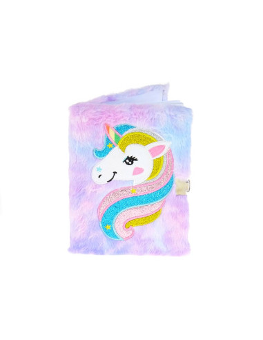 PAMIĘTNIK Z KŁÓDKĄ WŁOCHACZ JEDNOROŻEC UNICORN