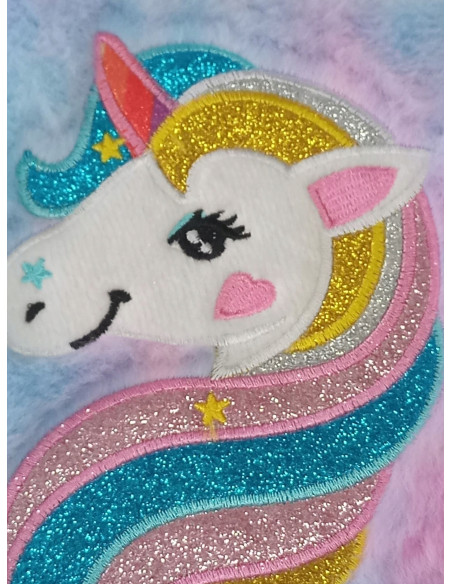 PAMIĘTNIK Z KŁÓDKĄ WŁOCHACZ JEDNOROŻEC UNICORN