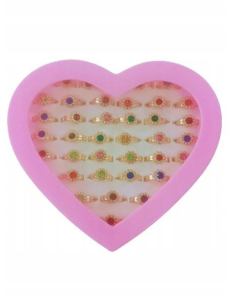 Pierścionki dla dziewczynki dzieci biżuteria 36w1