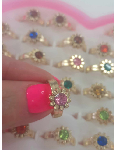 Pierścionki dla dziewczynki dzieci biżuteria 36w1