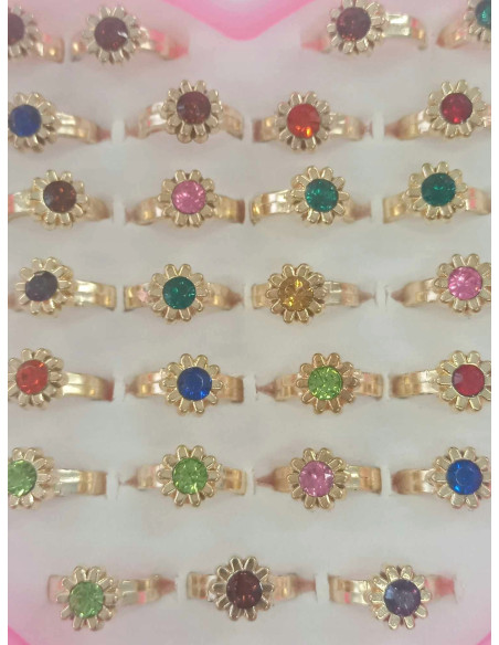 Pierścionki dla dziewczynki dzieci biżuteria 36w1