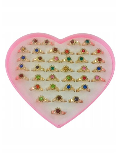 Pierścionki dla dziewczynki dzieci biżuteria 36w1