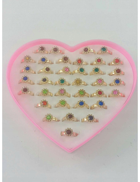 Pierścionki dla dziewczynki dzieci biżuteria 36w1