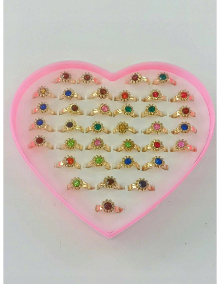 Pierścionki dla dziewczynki dzieci biżuteria 36w1