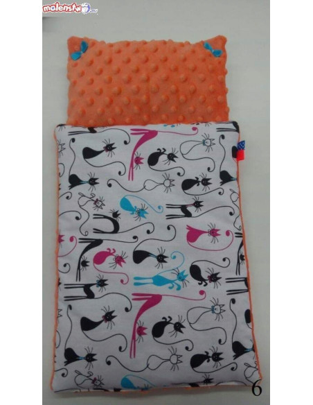 ŁÓŻECZKO DREWNIANE DUŻE dla lalek + POŚCIEL