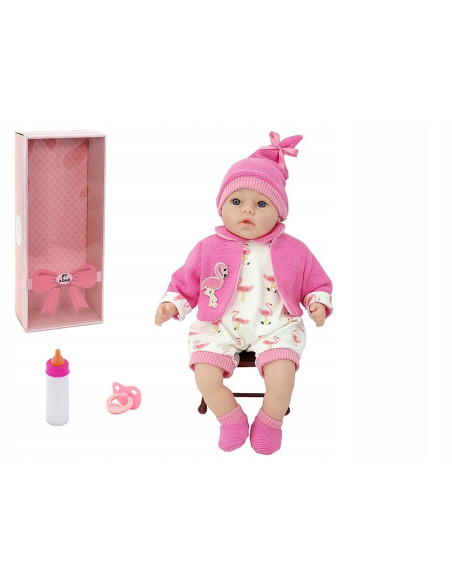 LALKA 45CM INTERAKTYWNA SMOCZEK BUTELKA KARTON LUX