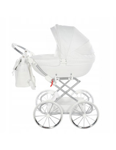 Wózek dla lalek Głęboki Duży Koła Retro Junama Tako Mini...