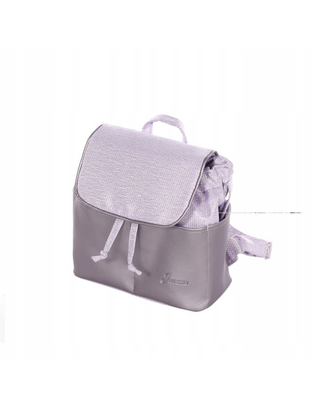 Wózek dla lalki Głęboki Duży Koła Retro Junama Tako Mini Dolce FIOLET