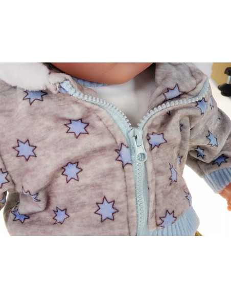 LALKA CHŁOPIEC 45cm SZYTE WŁOSY MÓWI ŚPIEWA BOBAS