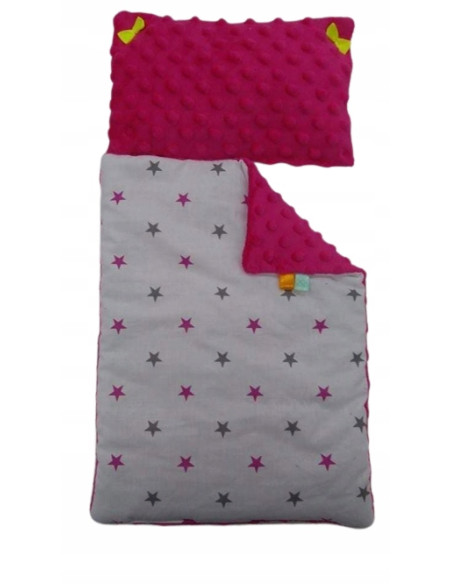 POŚCIEL DLA LALEK Z WYPEŁNIENIEM KOŁDERKA PODUSZKA