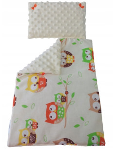 POŚCIEL DLA LALEK Z WYPEŁNIENIEM KOŁDERKA PODUSZKA