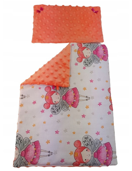 POŚCIEL DLA LALEK Z WYPEŁNIENIEM KOŁDERKA PODUSZKA
