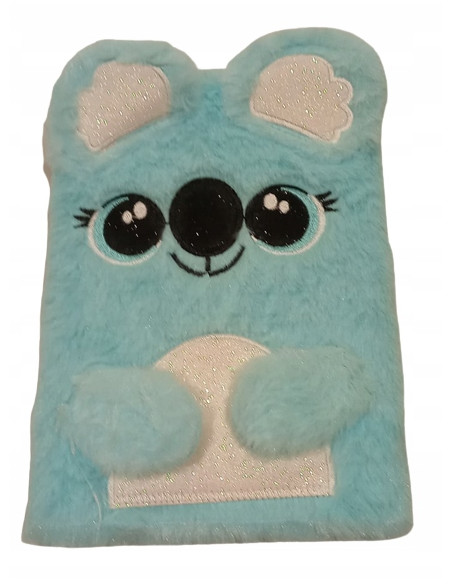 PAMIĘTNIK, NOTES. HAFT.Okładka z futerka. WŁOCHACZ