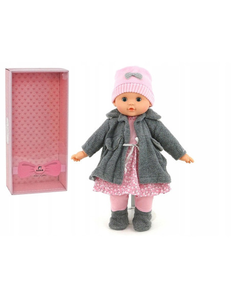 LALKA 40cm BOBAS. MÓWI ŚPIEWA zamyka oczy