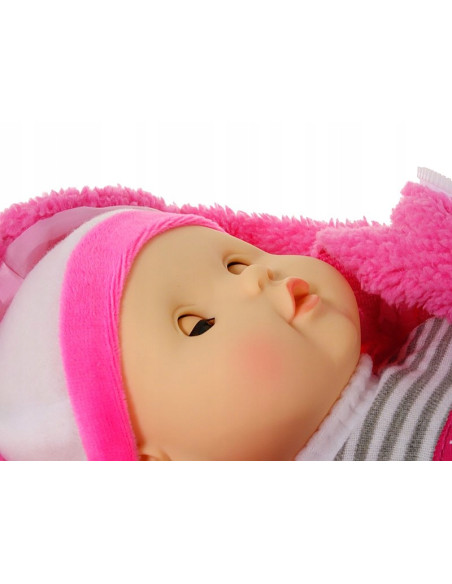 LALKA 40cm BOBAS. MÓWI ŚPIEWA zamyka oczy