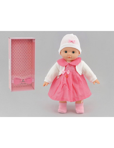 LALKA 40cm BOBAS. MÓWI ŚPIEWA zamyka oczy