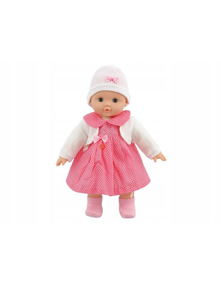 LALKA 40cm BOBAS. MÓWI ŚPIEWA zamyka oczy