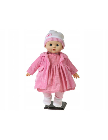 LALKA 40cm BOBAS. MÓWI ŚPIEWA zamyka oczy
