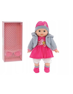 LALKA 40cm BOBAS. MÓWI ŚPIEWA zamyka oczy