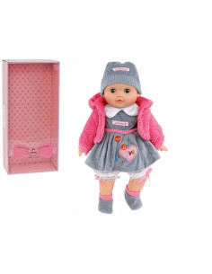 LALKA 40cm BOBAS. MÓWI ŚPIEWA zamyka oczy