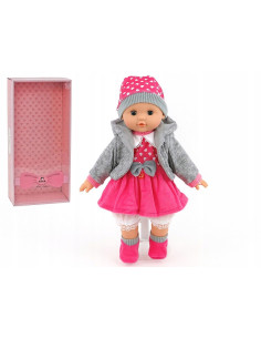 LALKA 40cm BOBAS. MÓWI ŚPIEWA zamyka oczy