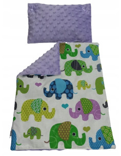 POŚCIEL DLA LALEK Z WYPEŁNIENIEM KOŁDERKA PODUSZKA