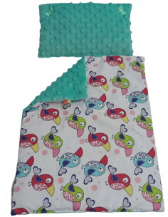 POŚCIEL DLA LALEK Z WYPEŁNIENIEM KOŁDERKA PODUSZKA