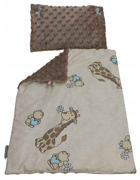 POŚCIEL DLA LALEK Z WYPEŁNIENIEM KOŁDERKA PODUSZKA