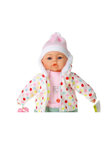 LALKA BOBAS 45cm SMOCZEK MÓWI ŚPIEWA INTERAKTYWNA