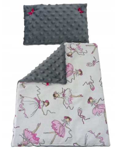 POŚCIEL DLA LALEK Z WYPEŁNIENIEM KOŁDERKA PODUSZKA