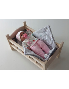 BOBAS LALKA 45cm MÓWI,ŚPIEWA+smoczek LUX KARTONIK 2