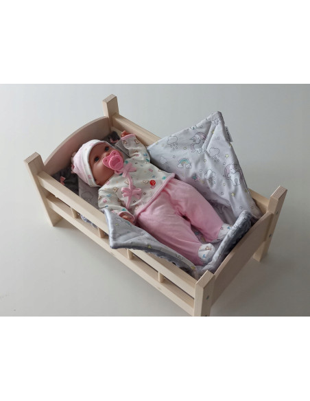 BOBAS LALKA 45cm MÓWI,ŚPIEWA+smoczek LUX KARTONIK