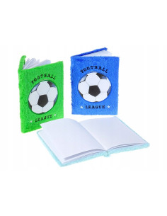 PAMIĘTNIK NOTES futerko włochacz PIŁKA NOŻNA 2