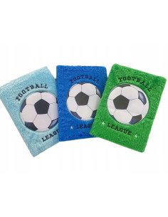 PAMIĘTNIK NOTES futerko włochacz PIŁKA NOŻNA 2