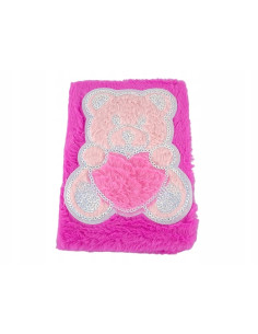 PAMIĘTNIK, NOTES, MIŚ. Okładka z futerka. WŁOCHACZ