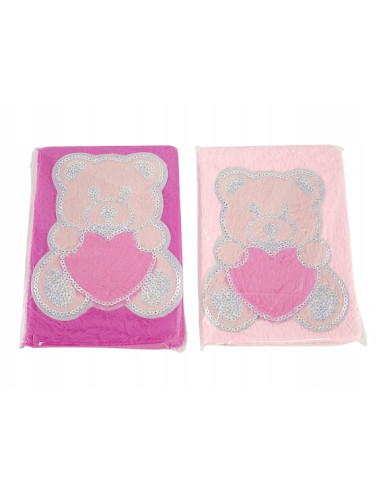 PAMIĘTNIK, NOTES, MIŚ. Okładka z futerka. WŁOCHACZ