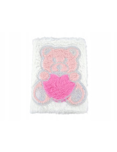 PAMIĘTNIK, NOTES, MIŚ. Okładka z futerka. WŁOCHACZ