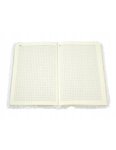 PAMIĘTNIK, NOTES, MIŚ. Okładka z futerka. WŁOCHACZ