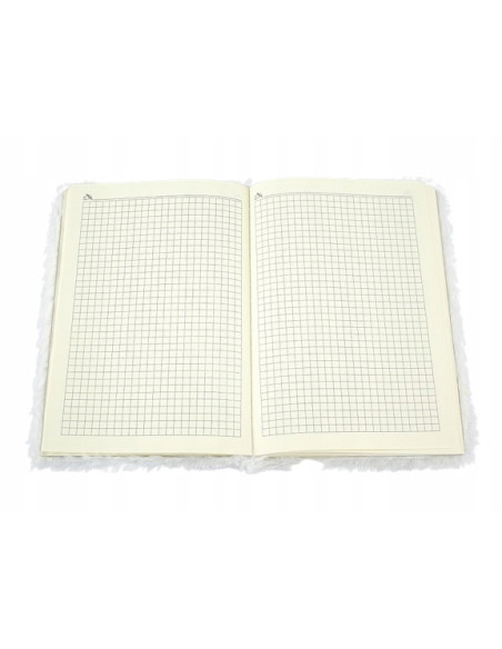 PAMIĘTNIK, NOTES, MIŚ. Okładka z futerka. WŁOCHACZ