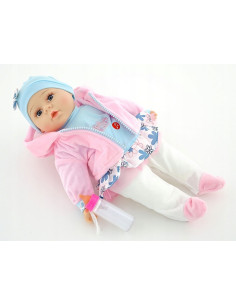 LALKA BOBAS 35cm MÓWI, ŚPIEWA + butelka z mlekiem 2
