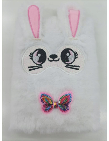 PAMIĘTNIK, NOTES. HAFT.Okładka z futerka. WŁOCHACZ