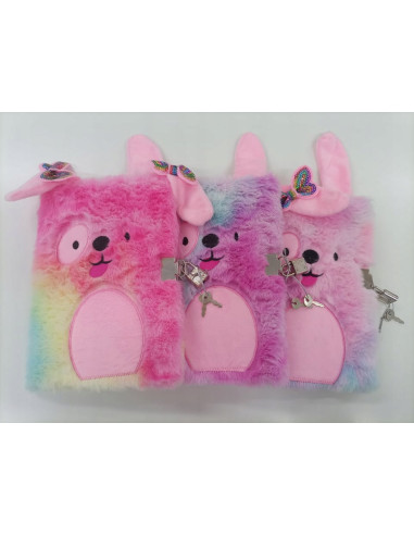 PAMIĘTNIK, NOTES. Zamykany na KŁÓDKĘ. Futerko.