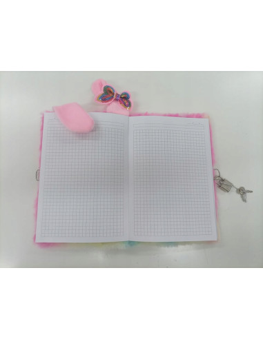 PAMIĘTNIK, NOTES. Zamykany na KŁÓDKĘ. Futerko.